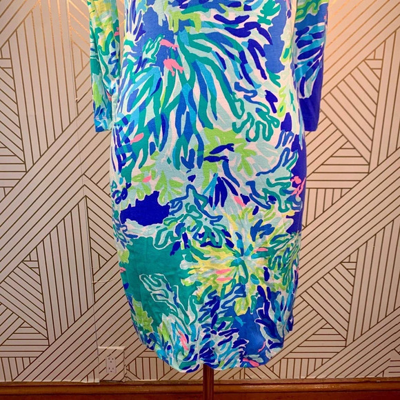 Lilly Pulitzer‎ Riva Dress in Wade and Sea Print - Picture 5 of 11